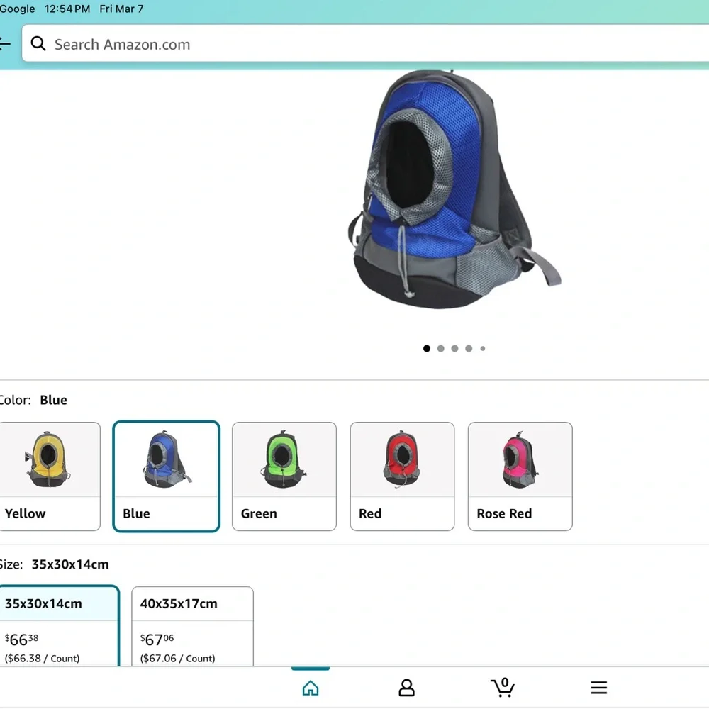 Foldable Mesh Small Pet Carrier Backpack